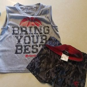 And1 toddler short set